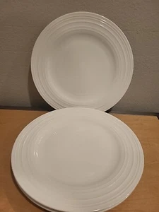 4 Mikasa Bone China Ciara White Dinner 11" Plates - Picture 1 of 3