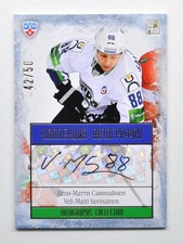 2013-14 KHL Gold Collection Autograph #YUG-A22 Veli-Matti Savinainen 42/50