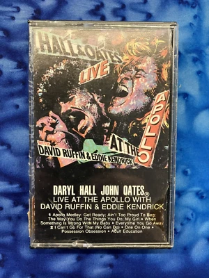 Daryl Hall & John Oates  – Live At The Apollo ; CASSETTE TAPE, FACTORY SEALED - Image 1 of 2