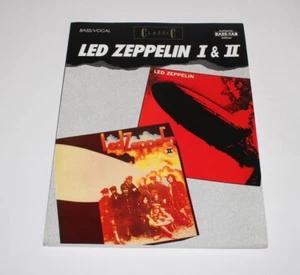 Classic Led Zeppelin I & II Bass/Vocal Authentic Bass Tab Edition Book - Picture 1 of 2