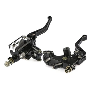 7/8'' Handlebars Brake Clutch Lever+Cylinder Master Reservoir For Sport bike - Picture 1 of 11