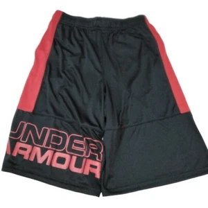 Under Armour HeatGear Basketball Shorts 129989-002 Boys Large Black, Red - Picture 1 of 4
