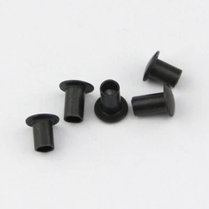 M3 M4 Truss Half Hollow Rivet Large Flat head Rivets Black 4-30mm Length - Picture 1 of 5
