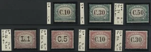 San Marino Scott J2, J3, J4, J6, J10, J11, J12 neuwertig CV37,50 $ - Bild 1 von 1