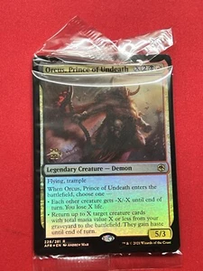MTG Orcus, Prince of Undeath Prerelease Promo Foil AFR Sealed Forgotten Realms - Picture 1 of 1