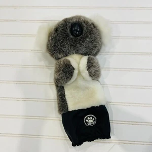 VINTAGE Golfer Friends Koala Bear Golf Club Driver Head Cover Gray 13" - Picture 1 of 8