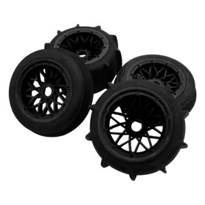 Neumáticos de rueda trasera delantera Desert Sand con llantas de nailon aptos para RC 1/5 HPI Rovan Baja 5B SS - Imagen 1 de 28