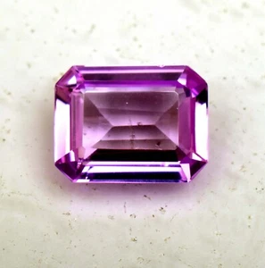 Natural Pink Tourmaline 5.00 Ct EMERALD Cut Lab-Created Loose Gemstone Ring Use - Picture 1 of 5