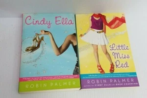 Lot of 2 Robin Palmer Books Little Miss Red & Cindy Ella - Foto 1 di 3