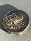 Greek Corinth AR Stater 345-307 BC Pegasus with pointed wings/Athena in helmet