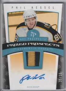 Phil Kessel 2006-07 Fleer Hot Prospects Rookie Patch Auto #/25 - Picture 1 of 2