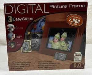 Smartparts SPDPF84M Digital Picture Frame High Resolution 8" LCD Display - Picture 1 of 4