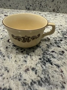 Vintage PFALTZGRAFF Stoneware VILLAGE 8oz Coffee Tea Cups Set Of 5-Made In USA - Picture 1 of 3