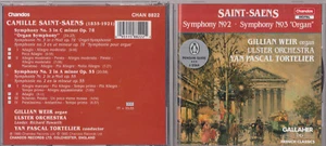 Saint-Saens: Symphonies 2 & 3 by Tortelier / Ulster Orchestra (CD, 1992) #0924ID - Imagen 1 de 1