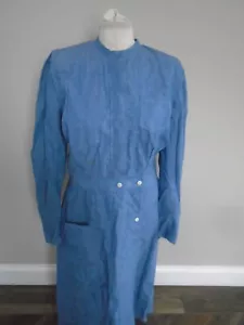 QUEEN ALEXANDRA'S ROYAL NAVY NURSING SERVICE WOMENS VINTAGE DRESS NEW DEFECT - Foto 1 di 10