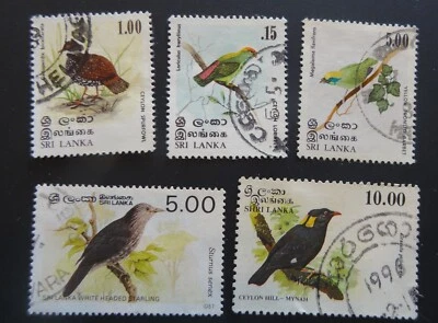 SRI LANKA - BIRDS - Used (L2) - Image 1 of 2