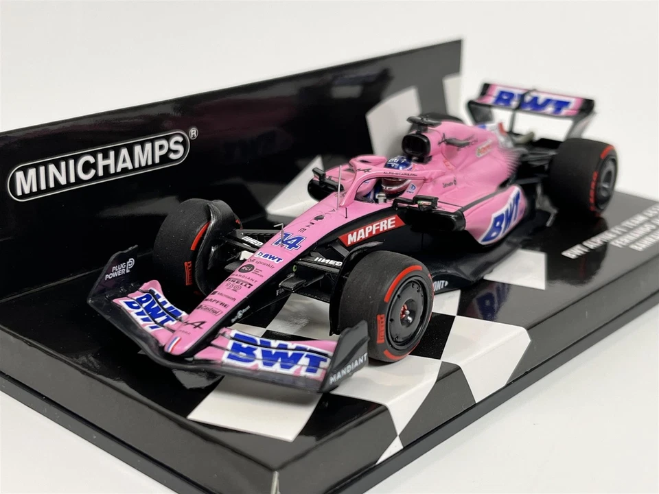 Minichamps 417220114 1/43 Bwt Alpine F1 A522 Bahrain Gp 2022 #14 Fernando
