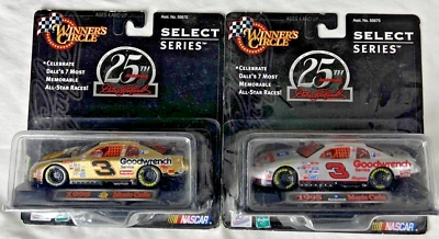 Dale Earnhardt #3 1995 y 96 Campeón Plata y Oro Lote de 2 1:43 Winner’s Circle Foto 1 de 4