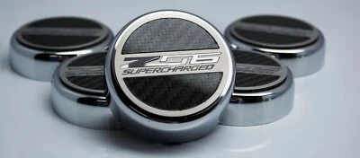 2015-2019 Chevrolet Corvette Z06 - 'Z06 SUPERCHARGED' Fluid Caps AUTOMATIC - Image 1 of 4