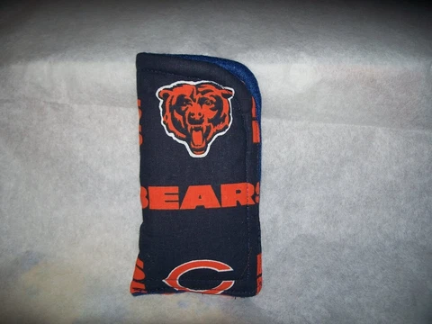 Chicago Bears NFL New Soft Cotton Eye Glass Case Cover