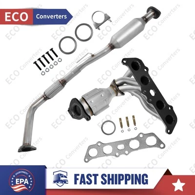 Front and Rear Catalytic Converter For 1997-2001 Toyota Camry Toyota Solara 2.2L - Image 1 of 4