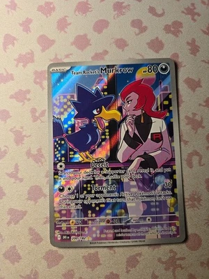 Team Rocket's Murkrow 200/182 Sv10: Destined Rivals Holo - Image 1 of 4