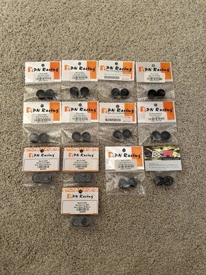 (13) PAIRS - PN Racing Mini-Z Racer Mini-Z AWD Aero Dish Wheels - Black - NEW! - Image 1 of 4