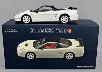 Mini Coche 1/24 Honda Nsx Tipo-R Blanco Colección Premium 24015 Caja Chaqueta Estuche Mi Foto 1 de 2