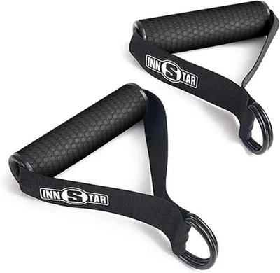 INNSTAR Heavy Duty Exercise Handles Cable Machine Attachments