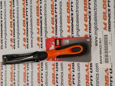 FILE, TAPER EXTRA SLIM CUT 4IN/10CM WITH HANDLE BAHCO, 4-186-04-2-2 - Image 1 of 2