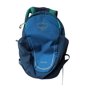 Osprey Daylite Kids Blue Wave Hiking Outdoor Mesh Pocket Ventilated Backpack - Picture 1 of 10