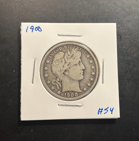 1900 Barber Half Dollar Cover