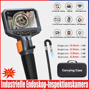 TESLONG TD500 Industrielles wasserdichtes Endoskop Inspektionskamera 5" Monitor - Picture 1 of 12