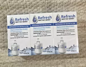 Refresh Replacement Water Filter - Fits Samsung R-0003 Refrigerators (3 Pack) - Picture 1 of 5
