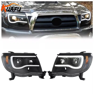 For Toyota Tacoma 05 06 07 08 09 10 11 LH&RH LED Projector Headlights DOT/SAE - Image 1 of 4