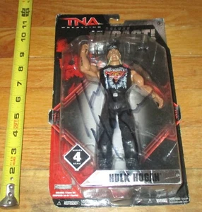 Figuras de lucha libre de lujo NWA TNA 2010 Impact Jakks Hulk Hogan Ser 4 firmadas por la WWE - Imagen 1 de 4