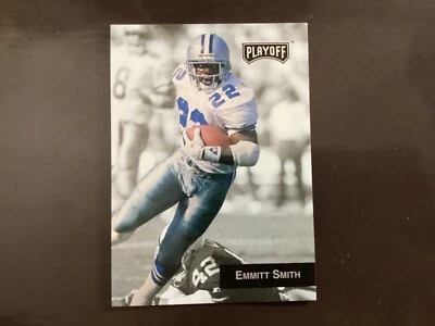 1993 Playoff Emmitt Smith #10 Ex+ - Image 1 of 2