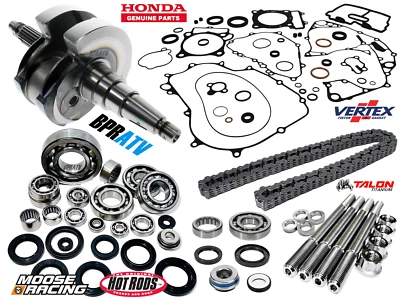 18-21 CRF250R CRF 250R Honda OEM cigüeñal extremo inferior kit de reconstrucción rodamientos sello Foto 1 de 4