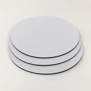Mousepad redondo en blanco de 7,9" 5 piezas para sublimación personalizar hágalo usted mismo diseño artesanal - Imagen 1 de 10