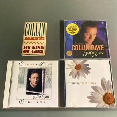 Collin Raye 4 LOT: My Kind of Girl (Cassette), Counting Sheep, Love Songs, 🎄 - Image 1 of 4