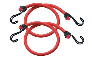 Master Lock 3020EURDAT Twin Wire Bungee Cord 60cm Red 2 Piece - Picture 1 of 1