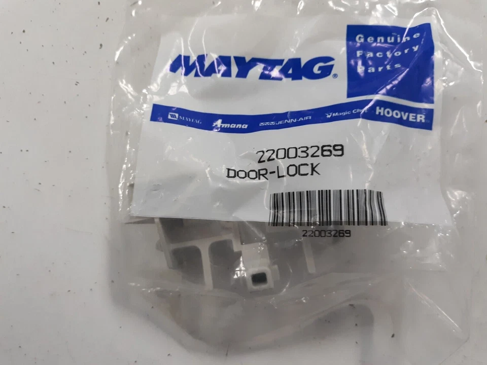 Trava de porta lavadora Maytag 22003269 PEÇA GENUÍNA DE FÁBRICA... NOVA - Imagem 1 de 1