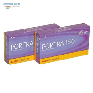 KODAK Portra 160 film couleur négatif, 120 film en rouleau, 2 x 5 pièces - Photo 1/1