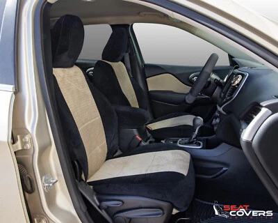 CUBIERTAS DE ASIENTO DELANTERAS Y TRASERAS DE TERCIOPELO para Toyota Tundra 2014-2021 doble cabina Foto 1 de 3