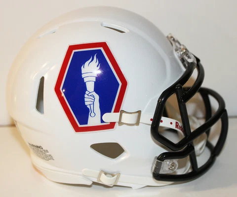 2016 Hawaii Rainbow Warriors Custom Riddell Mini Helmet vs New Mexico Cover