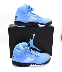 NEW AIR JORDAN 5 RETRO SE MEN'S SHOES SIZE 12 UNC UNIVERSITY BLUE DV1310 401 DS - Picture 1 of 6