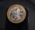 2002 COMMONWEALTH  GAMES -  NORTHERN IRELAND FLAG  £2 COIN.  THE RARE ONE 