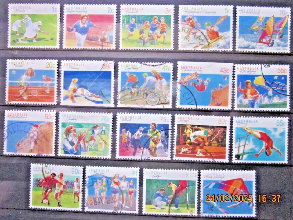 Australia 1989 ~ Sports (C) ~ S.G. 1169 ~ 1194 ~ VFU #02532 Foto 1 de 1