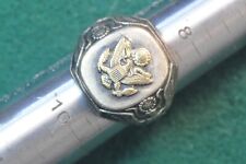 Vintage Sterling Silver Army Ring US WW2 Sterling Silver