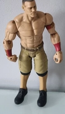 2013 Mattel WWE John Cena 7" Action Figure (A) Red Arm & Wrist Bands - Image 1 of 4